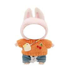 Outfit Set: Sweater And Jeans For Plush Doll, Includes Cute Accessory Bag (Doll Not Included), Merchandise