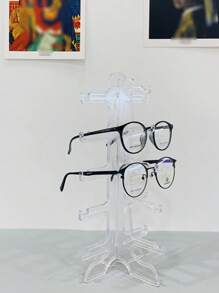 1 Piece Sunglasses Storage Display Stand, Glasses Storage Box Display Stand Can Hold 6 Pairs Of Glasses,For Holiday Beach, Bathroom Collection, Bedroom Collection, Large Capacity