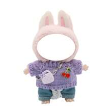 Outfit Set: Sweater And Jeans For Plush Doll, Includes Cute Accessory Bag (Doll Not Included), Merchandise