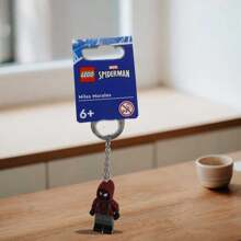 LEGO Portachiavi Minifigura Lego 854153 Marvel Serie Supereroi Spider-Man Miles Morales