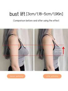 2 Pcs Nippleless Covers, Silicone Breast Lift Reusable Breast Pasties Petals
