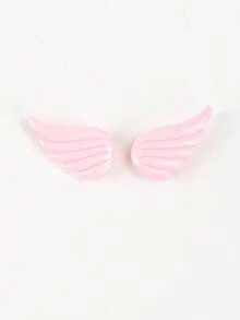 2 件套可爱翅膀 DIY 鞋饰、鞋饰、木屐凉鞋 DIY 配件