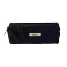 1 件装简约百搭灯芯绒笔袋，触感柔软，拉链封口，适合学生、上班族日常使用，可收纳文具或用作零钱包，灯芯绒笔袋、铅笔袋、铅笔盒、书包 - 多色[YUEBU] - 查看 14