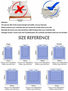 Set de funda nórdica con estampado de hojas botánicas de 2/3 piezas, set de ropa de cama moderno y de estilo cottage para todas las estaciones, suave y transpirable, lavable a máquina (1 funda nórdica + 1/2 fundas de almohada, sin relleno)