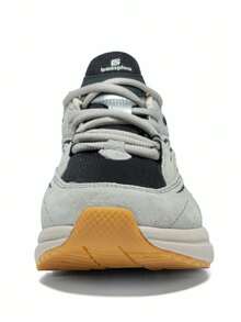 baasploa 1pc Of New Fashion Thick-Soled Lace-Up Mesh Non-Slip Lightweight Healthy Walking Men's Casual Outdoor Running Shoes