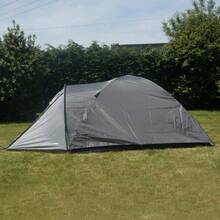4 Man Berth Camping Festival Family Tent - Purple - View 8