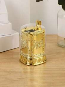 European Style Press Release Toothpick Dispenser, Spring Loaded Toothpick Holder With Dust Cover For Restaurant, Hotel Dining Table