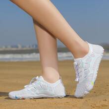 Zapatos de agua unisex, aptos para parejas de vacaciones a la playa, campamentos y fiestas. Zapatos acuáticos verano descalzos para mujer para parques acuáticos, antideslizantes, ligeros para natación, suaves y antideslizantes para verano