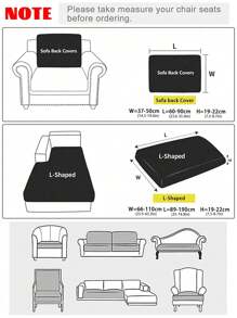 1pc Solid Color Milk Silk Elastic Band Sofa Cushion Cover, Highly Elastic Dust Proof, Suitable For All Seasons Home Garden Outdoor Rattan Sofa Seat Protector Cover