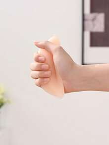 2pcs Silicone Push-Up Bra Inserts, Creates Lifting & Cleavage Effect, Reusable Invisible Bra Cups For Bras, Swimwear, Bikini, Help Boost & Uplift Bust, Washable Silicone Material, Bra Accessories For Evening Gowns & Party Wear