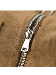 New Deer Suede Men Jacket, Thicken Warm Casual Outerwear For Winter, Plus Size