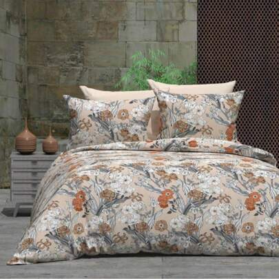 NOVARIA HOME - 2/3-teiliges Bettbezug Set - 135*200 1 Kissenbezug 50*70 - 200*200 2 Kissenbezüge - 220x240 2 Kissenbezüge - Hergestellt in der Türkei