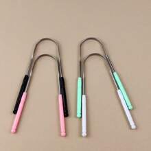 Stainless Steel Tongue Scraper Tongue Cleaner Oral Hygiene Tool