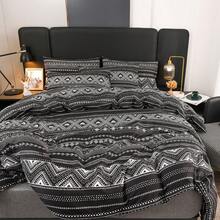 5pc Bohemia Duvet Quilt Cover Bedding Sets, Super Soft For Twin Full Queen King Size Bed Without Comforter, Hidden Zipper Closure, Perfect Holiday Bedding Gift, Duvet Quilt Cover Arranged Microfiber Bedding Linen Sheets Sets - Boho - View 7