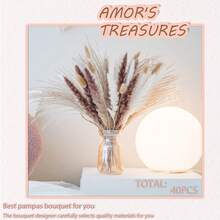 40 hermosas flores secas | ¡La caja de regalo de la flor Feng Yongsheng Ins está en pleno apogeo! Un estilo de alta gama sin ninguna convergencia, adecuado para decoraciones de festivales y fiestas