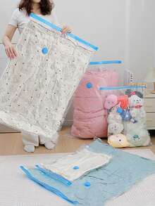 10-1PC Travel Vacuum Bags,Vacuum Storage Bags,Vaccume Bags,Packing Cubes Compression Vacuum Backpack,Storage Bag,Compression Packing Cubes,Vacuum Bags With Pump,Travel Bag,Storage Box,Vacuum Pump,Applicable To Bedroom,Luggage,Clothes Storage,Dresses For Women,Summer Travel Essentials,Holiday Essentials,Travel Accessories,Travel Essentials Women,Airplane Essentials,Camping,Storage,Cruise Essentials - Multicolor - View 4