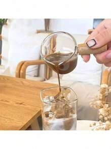 Square Heatproof Glass Cup With Lid And Straw: Suitable For Bubble Tea, Coffee And Juice - Made Of Durable Glass