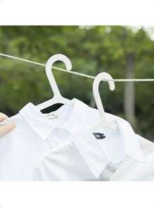 1pc Heavy Duty Non-Slip Windblocker Clothesline, Nylon Outdoor Balcony Laundry Drying Rope For Clothes, Blankets, Etc.