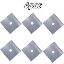 6件套可水洗燃气灶保护垫，防油、耐热，燃气灶台面保护垫，厨房用品，厨房配件，厨房工具 - 銀色 - 查看 12