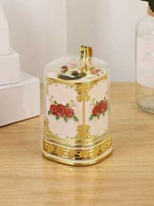 European Style Press Release Toothpick Dispenser, Spring Loaded Toothpick Holder With Dust Cover For Restaurant, Hotel Dining Table