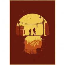 1 pièce/3 pièces Affiche murale Art optionnel Cadre Série américaine de drame "The Last of Us" Saison 2 Jeu zombie populaire "The Last Survivor" Collection d'affiches vedette Impression HD sur canevas de style vintage. Décoration de maison, chambre à coucher, bar fond
