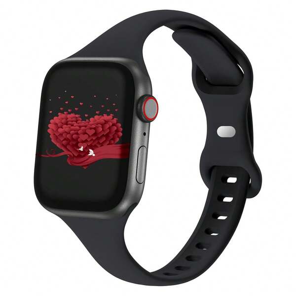 Cinturino sportivo slim compatibile con , per donna e uomo, misure 38mm, 40mm, 41mm, 42mm, 44mm, 45mm, 46mm, 49mm, cinturino in silicone slim e morbido per Serie 10, 9, 8, 7, 6, 5, 4, 3, 2, 1, SE, Ultra