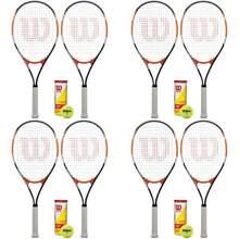 2 X Matchpoint XL Tennis Rackets + 3 Tennis Balls - as pic - View 1