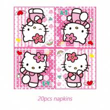 Sanrio 50pcs Sanrio Hello Kitty Party Supplies,Included Birthday Banner,Hanging Vortex,Plates,Napkins,Tablecloth,Includes 1 Pc Birthday Banner,8 PCS Hanging Vortexs, 20 PCS Paper Plates ,20 PCS Napkins ,1 Tablecloth For Hello Kitty Birthday Party Decorations,For Hello Kitty Party Decorations,Hello Kitty Birthday Party Decorations,Hello Kitty Party Decorations