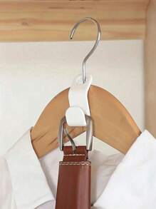 10/20/50 piezas Mini perchas para almacenamiento de guardería, diseñadas para ganchos de armario para maximizar el espacio, de doble uso como accesorios de decoración de habitación, ideales para guardar ropa de bebé, baberos, paños de eructo y diademas