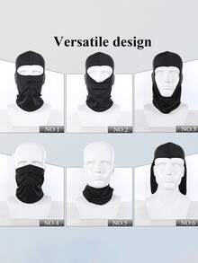 巴拉克拉法帽面罩，夏季清凉围脖，摩托车滑雪围巾，男女通用