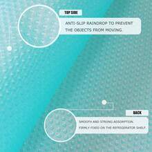 1/4/8pcs Refrigerator Liners Mats Washable, Refrigerator Mats Liner Waterproof Oilproof, Fridge Liners For Shelves, Cover Pads For Freezer Glass Shelf Cupboard Cabinet Drawer - Blue - View 3