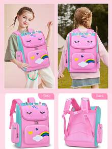 新款独角兽背包，适合6-12-16岁小学生，轻便双肩包，适合1-6-9年级学生，可爱又大容量，男女皆宜。 - 獨角獸 - 查看 12