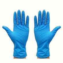 Disposable Gloves (100 PCS, Blue)