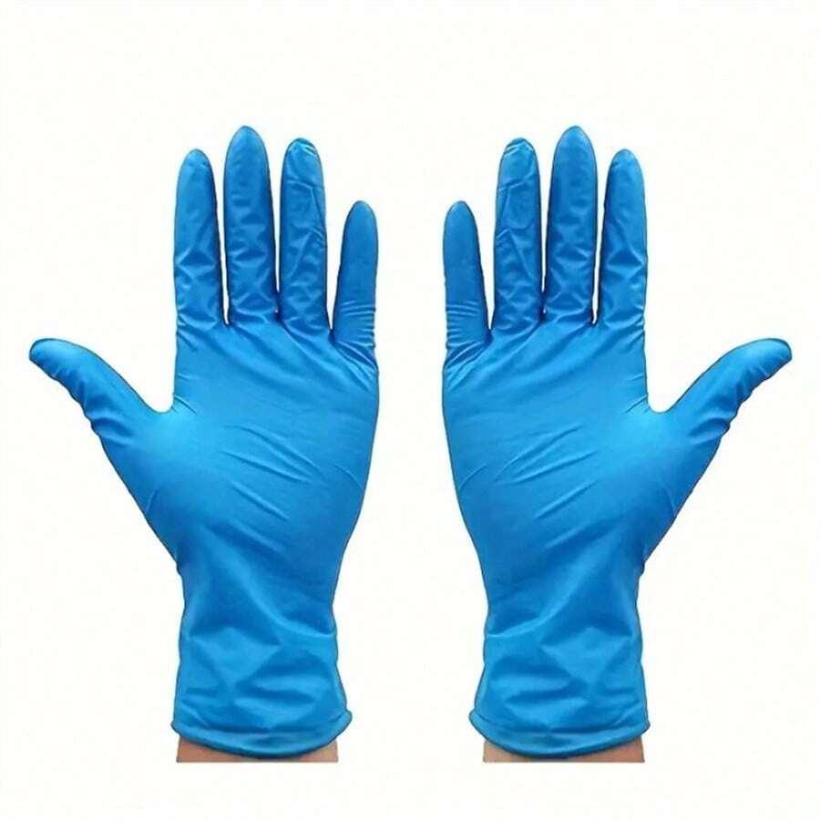 Disposable Gloves (100 PCS, Blue)