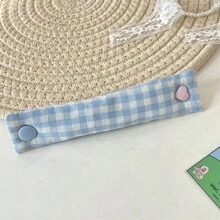 1 pezzo Custodia organizer per cavi del telefono in tessuto stile INS, porta cavi di dati carini, avvolgicavo per auricolari e caricabatterie, accessorio per il ritorno a scuola