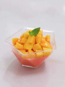 10/25/50pcs Transparent Wave Shaped Plastic Mousse Cup Dessert Cup Ice Cream Cup Creative Dessert Cup, Christmas Party Christmas Decor Christmas Decorations Christmas Gifts And, Halloween Party Halloween Decor Halloween Decorations Halloween Gifts