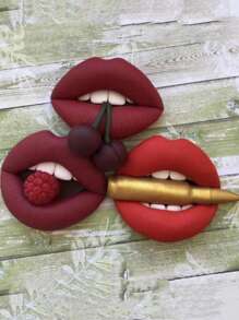 1 Pc Cherry Lip Shaped Silicone Mold