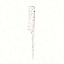 1pc Transparent Glitter Rat Tail Comb Plastic Hair Styling Comb Hairdressing Comb - Multicolor - View 12