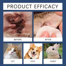 Cat & Dog Ear Cleaner - Gentle Deodorizing, Soothing, Moisturizing Ear Care Solution, Suitable For Dogs & Cats - White - View 4