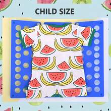 1pc Slouchy Clothes Folder Board, Multi-Functional Clothing Folding Board For Wardrobe Organization And Space Saving, Everyday Household Shirt Folding Board For Neat Closets, Portable And Durable Laundry Folding Tool For Home Storage, Compact Garment Organizer Board Ideal For Small Spaces, Minimalist Closet Accessory - Multicolor - View 5