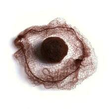 100 piezas de redes de pelo de nailon resistentes para recogidos de cabello, herramienta de peinado, color negro, rubio, marrón, malla de 5mm para pelucas