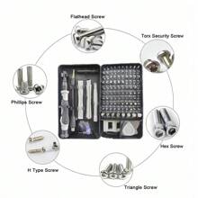 115 In 1 Mini Magnetic Laptop Precision Screwdriver Set, Multi-Function Repair Tool Set For Repairing Compatible With Macbook IPad/Mobile Phone/Computer/Laptop/PC.