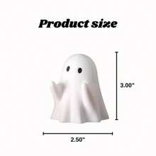 Transboundary Ghost Pen Holder Home Office Desk Cute Small Ornament Resin Decor, Halloween Gift Creative Present