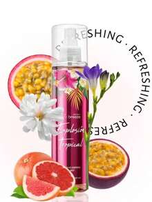 Explosión Tropical Body Mist Body Breeze Spray Corporal Refrescante Hidratante Aroma Alta Duración Fragancia Perfumada Dama Skincare Perfumaria Corporal Cuidado Personal Diario - Afrutado y cítrico - Ver 2