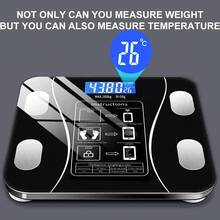 Intelligent Electronic Scale, Weighing Scale, Body Fat Scale, Fat Scale, Bathroom Scale, Household Small Body Scale. - Black - View 6