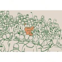 1PC Modern Abstract Simplicity Green Golf Course For Golf Game Posters Canvas Paint Prints Wall Arts Picture For Room Home Decoration Gift Optional Frame ,Wall Art With Frame - Multicolor - View 52