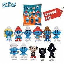 1 PC The Smurfs Officially Licensed The Smurfs 3D Anime Character Blind Bag Keychain Mystery Bulk Bag Clip Pendant One Smurfette And Brainy Or Other Hidden Characters Keyring For Friends For Birthday Christmas Souvenir Collection And Holiday Gifts Car Accessories Bag Charm Backpack For School Cartoon Cute Goth Y2k Halloween Accessories Teachers Day Gift Ideas Bag Accessories Lanyards With Id Holder Car Accessories Bag Charms Car Sister - Multicolor - View 3