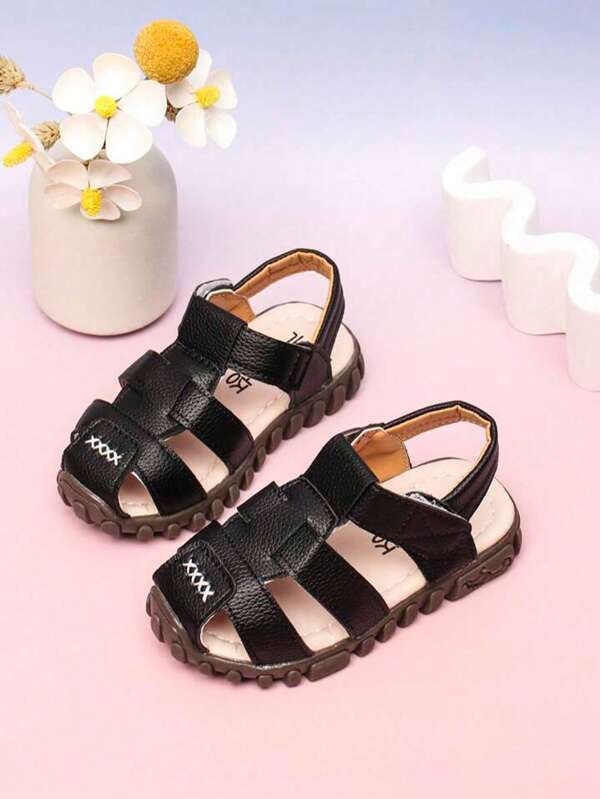 Nieuwe zomerse sandalen voor jongens in Koreaanse stijl, open teen strandschoenen voor peutermeisjes