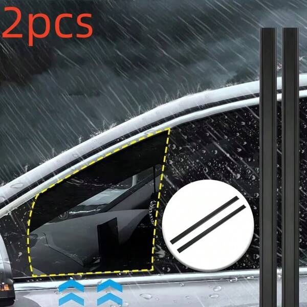 2pcs Universal Car Side Window Wiper Accessories Window Cleaning Tool For Car Water Mist Removal Wipers Blade