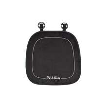 1个熊猫造型汽车头枕，毛绒刺绣卡通设计，舒适颈枕，冬季汽车腰枕 - 黑色 - 查看 17